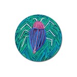 Big Green Bug  Magnet 3  (Round)