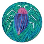 Big Green Bug  Magnet 5  (Round)