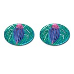 Big Green Bug  Cufflinks (Oval)