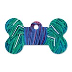 Big Green Bug  Dog Tag Bone (One Side)