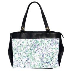 Splatter Abstract Bright Print Oversize Office Handbag (2 Sides) from ArtsNow.com Front