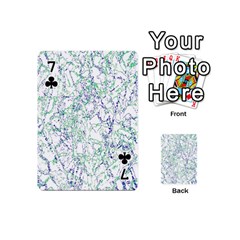 Splatter Abstract Bright Print Playing Cards 54 Designs (Mini) from ArtsNow.com Front - Club7