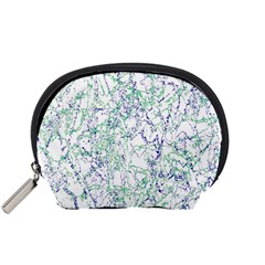 Splatter Abstract Bright Print Accessory Pouch (Small) from ArtsNow.com Front