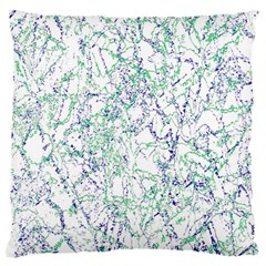 Splatter Abstract Bright Print Large Flano Cushion Case (Two Sides) from ArtsNow.com Front