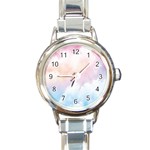 Morning Sky Love Round Italian Charm Watch