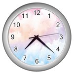 Morning Sky Love Wall Clock (Silver)