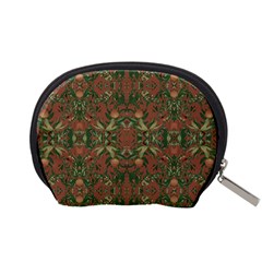 Modern Tropical Motif Print Accessory Pouch (Small) from ArtsNow.com Back