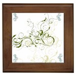 White Paradise Framed Tile