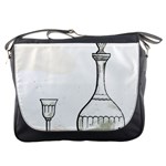 Wine Glass And Decanter Messenger Bag