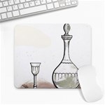 Wine Glass And Decanter Large Mousepads