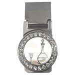 Wine Glass And Decanter Money Clips (CZ) 
