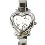Wine Glass And Decanter Heart Italian Charm Watch