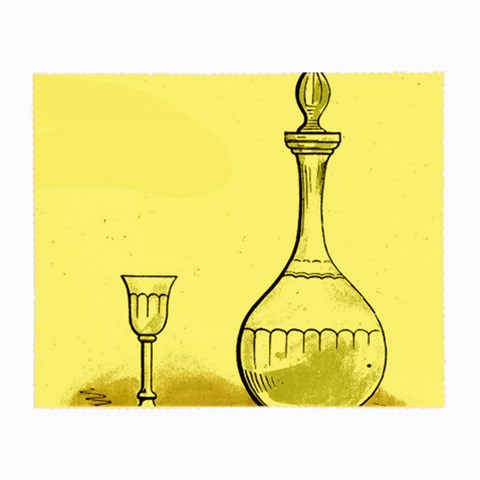 Wine Glass And Decanter Small Glasses Cloth from ArtsNow.com Front