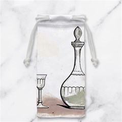 Wine Glass And Decanter Jewelry Bag from ArtsNow.com Back