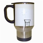 Wine Glass And Decanter Travel Mugs (White)