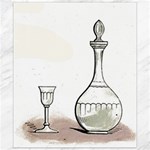 Wine Glass And Decanter Canvas 8  x 10 