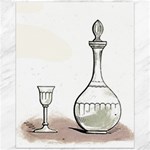Wine Glass And Decanter Canvas 16  x 20 