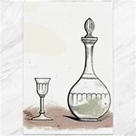 Wine Glass And Decanter Canvas 12  x 18 
