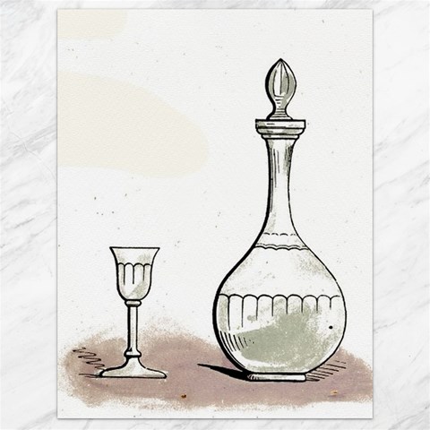 Wine Glass And Decanter Canvas 18  x 24  from ArtsNow.com 17.8 x23.08  Canvas - 1