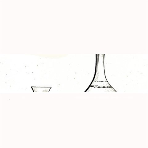 Wine Glass And Decanter Large Bar Mats from ArtsNow.com 32 x8.5  Bar Mat