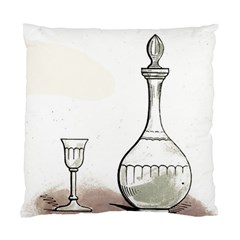 Wine Glass And Decanter Standard Cushion Case (Two Sides) from ArtsNow.com Back