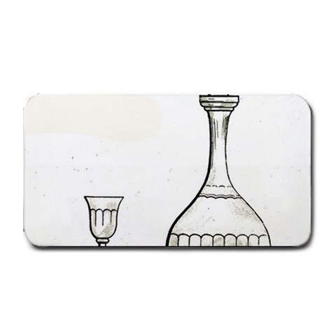 Wine Glass And Decanter Medium Bar Mats from ArtsNow.com 16 x8.5  Bar Mat