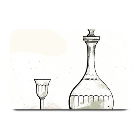 Wine Glass And Decanter Plate Mats from ArtsNow.com 18 x12  Plate Mat