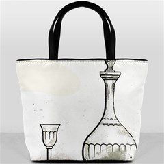 Wine Glass And Decanter Bucket Bag from ArtsNow.com Back
