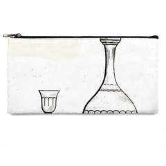 Wine Glass And Decanter Pencil Case from ArtsNow.com Front