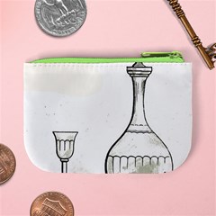 Wine Glass And Decanter Mini Coin Purse from ArtsNow.com Back