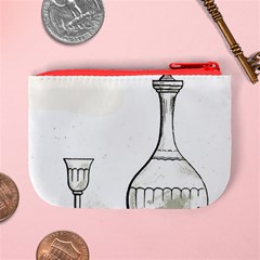 Wine Glass And Decanter Mini Coin Purse from ArtsNow.com Back