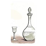 Wine Glass And Decanter Memory Card Reader (Rectangular)