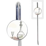 Wine Glass And Decanter Book Mark