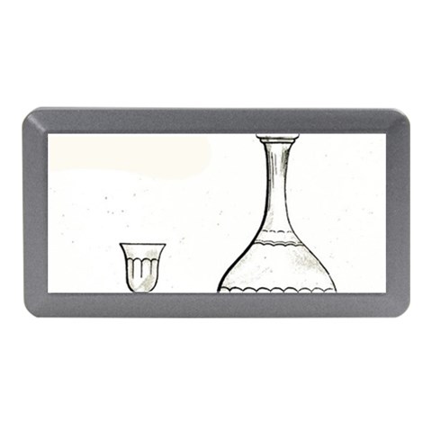 Wine Glass And Decanter Memory Card Reader (Mini) from ArtsNow.com Front