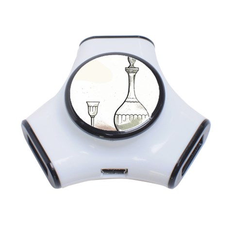 Wine Glass And Decanter 3 Front