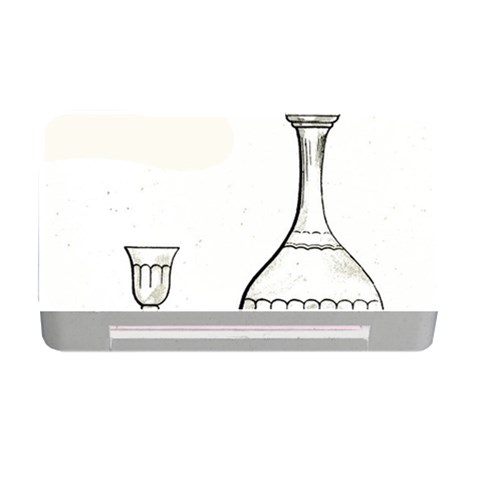 Wine Glass And Decanter Memory Card Reader with CF from ArtsNow.com Front