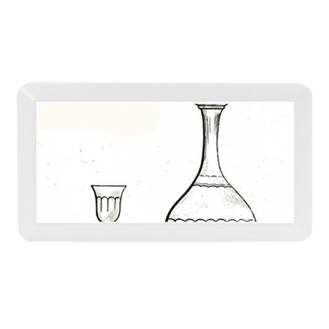 Wine Glass And Decanter Memory Card Reader (Mini) from ArtsNow.com Front