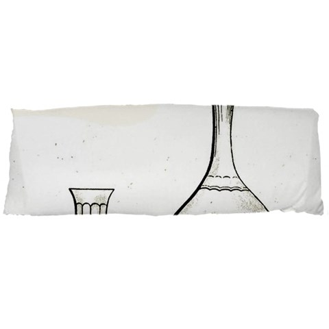 Wine Glass And Decanter Body Pillow Case Dakimakura (Two Sides) from ArtsNow.com Front