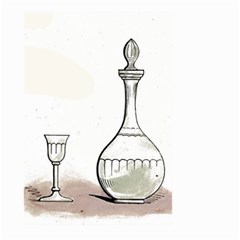 Wine Glass And Decanter Large Garden Flag (Two Sides) from ArtsNow.com Back