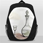 Wine Glass And Decanter Backpack Bag