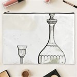 Wine Glass And Decanter Cosmetic Bag (XXXL)