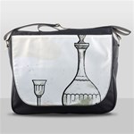 Wine Glass And Decanter Messenger Bag