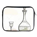 Wine Glass And Decanter Apple iPad 2/3/4 Zipper Cases