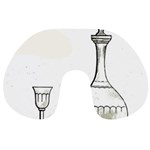 Wine Glass And Decanter Travel Neck Pillow