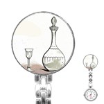 Wine Glass And Decanter Stainless Steel Nurses Watch