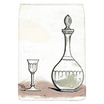 Wine Glass And Decanter Removable Flap Cover (L)