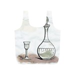 Wine Glass And Decanter Full Print Recycle Bag (S)