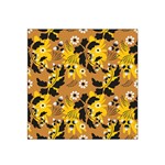 Folk flowers art pattern  Satin Bandana Scarf