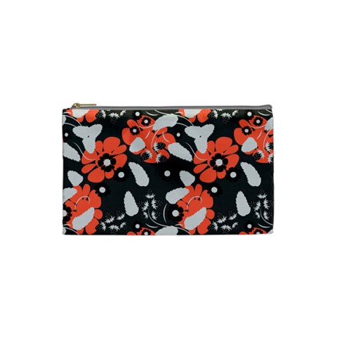 Folk flowers art pattern Floral   Cosmetic Bag (Small) from ArtsNow.com Front