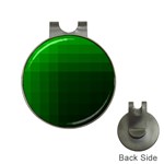 Zappwaits-green Hat Clips with Golf Markers